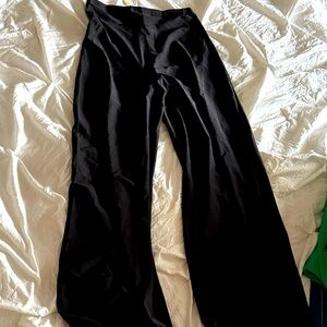 Elegant Black Women's Pants stretchy texture/No returns very beautiful fitting